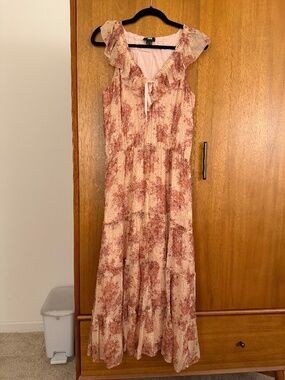 PAIGE Siena Chiffon floral dress size medium